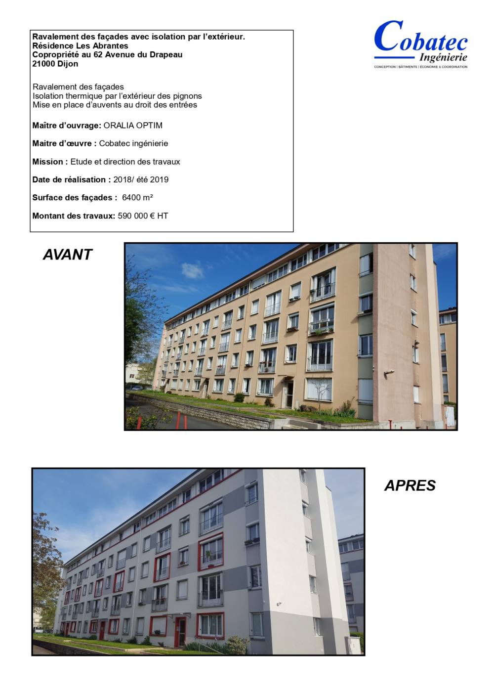 ravalement des façades avec isolation par l'extérieur